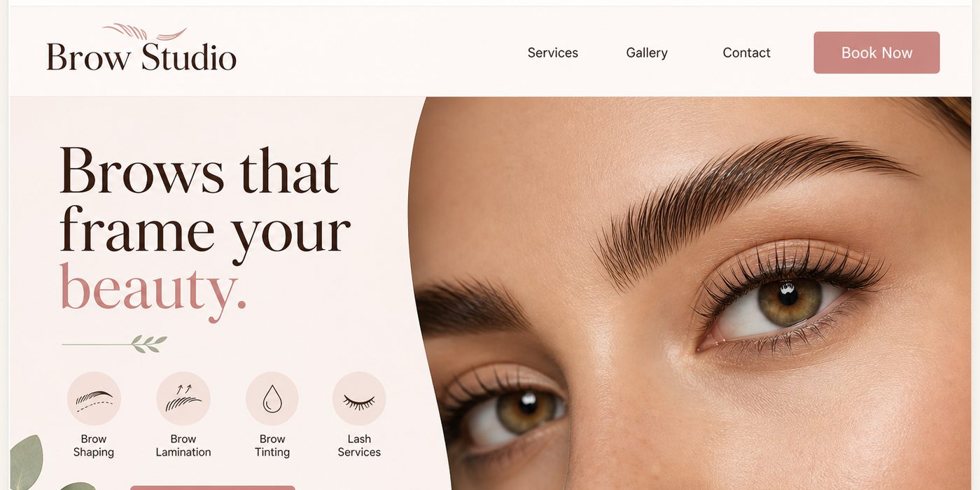 Brows that frame your beauty.